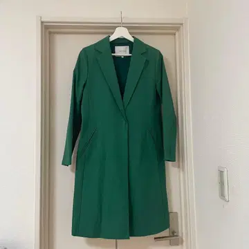 [ UNTITLED ] 그린 롱 코트