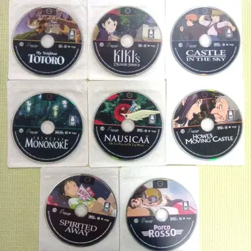 [ 하자품 ] [북미판 DVD] 지브리 작품 8세트