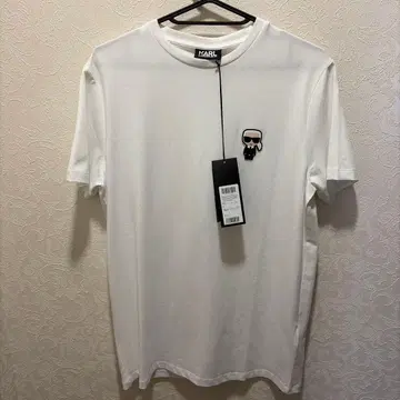 칼 라거펠트 화이트 T셔츠 S
