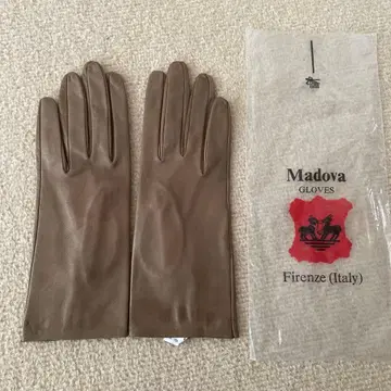[ 미사용품 ] Madova 천연 가죽 장갑 파랑 이탈리아제