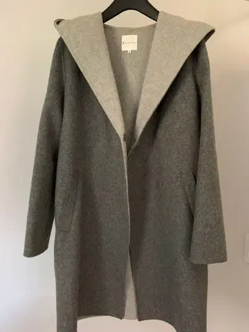 KUMIKYOKU 더블 페이스 후드 코트