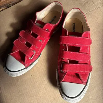 컨버스 올스타 스니커즈 빨간색