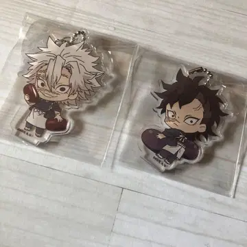 귀멸의 칼날 캐릭터 아크릴 키링 시나즈가와 사네미 시나즈가와 겐야