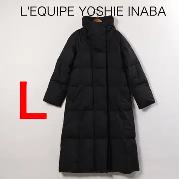 H3683-168 레킵 요시에 이나바 다운 페더 스탠드 카라 코트
