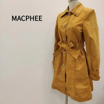 MACPHEE 맥피 코트 머스타드 여성용