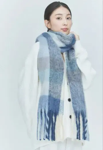 Blue palang MIXED TAG MUFFLER