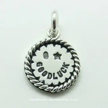 굿럭 스마일 펜던트 실버925