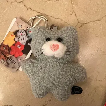 로리즈팜 mojojojo 토이 키링 GRY 고양이