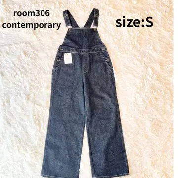미사용 새상품 택 포함 room306contemporary 오버롤 데님