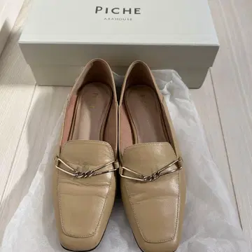 Piche Abahouse 비트 모카 스퀘어 탑 로퍼