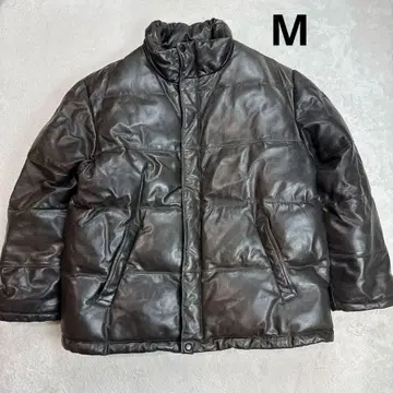 캐니언셰리 소가죽 다운 자켓 블랙 M 사이즈 우에노 상회