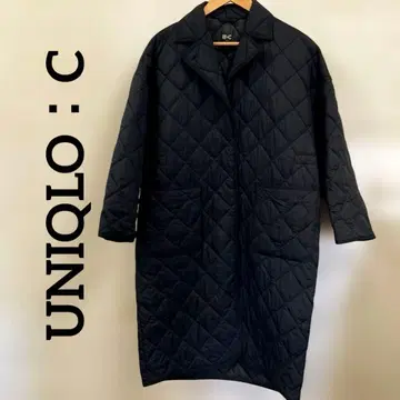 UNIQLO:C 퍼프 테크 오버사이즈 코트 S #Z38