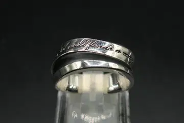 새상품 미사용 23호 닥터 몬로 커브 라인 메시지 반지