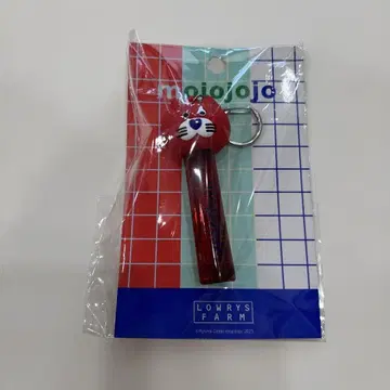 LOWRYSFARM mojojojo 립 캡 키 참 RED 고양이