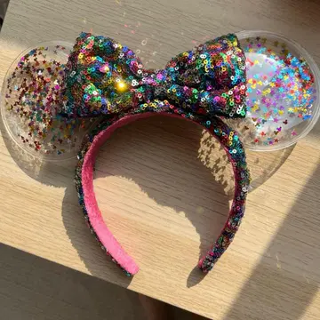 캘리포니아 디즈니 스팽글 머리띠