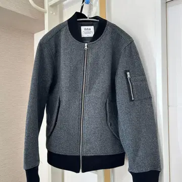 ikka 그레이 집업 자켓 L MA-1