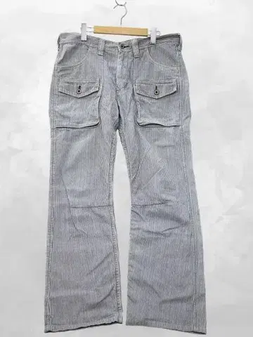 F.O.B. 팩토리 히코리 부시 지퍼 플라이 워크 팬츠