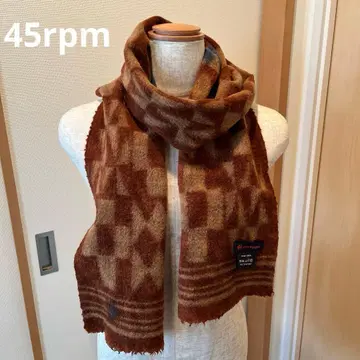 [45rpm] 울 머플러 시착만 한 상품 미사용에 가까움