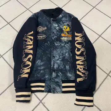 VANSON 트위티 바시티 자켓