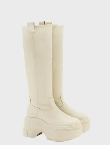 THETOE Jungfern Long Boots 유페른 베이지