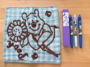 디즈니 타월 볼펜 3개 다이이치 생명