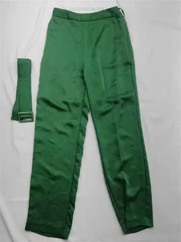 아메리빈티지 새틴 벨트 포함 팬츠 그린 계열 여성용 M