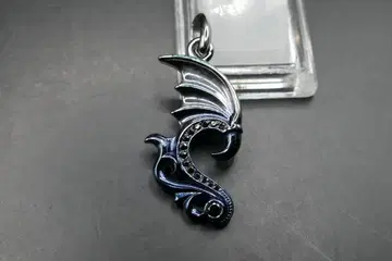 미사용 아르테미스 클래식 아쿠아 실버 콜라보 목걸이 블루