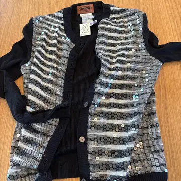 미쏘니 스팽글 가디건