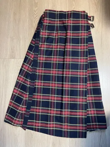 [ 특기사항 있음 ] maddermadder 에스크레트 체크 랩스커트