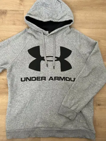[ 새상품급 ] UNDER ARMOUR 그레이 후드티 XL