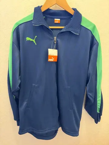 PUMA 스포츠 라이프스타일 저지 네이비/그린 네이비 컬러 S~M