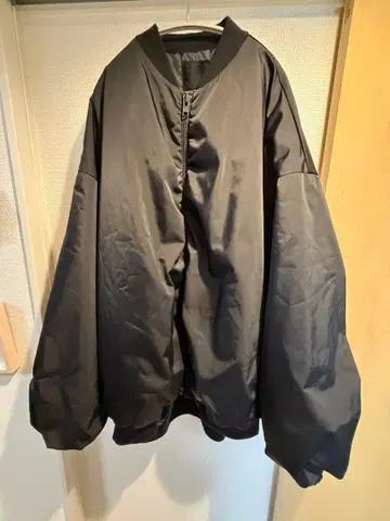 블랙 MA-1 플라이트 자켓 L 사이즈