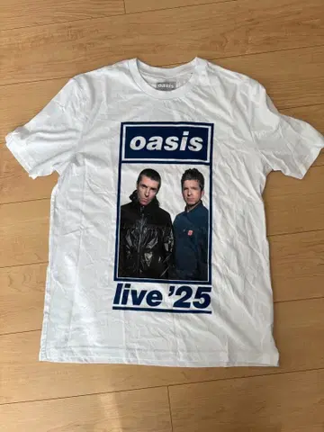 oasis live '25 셔츠 M 사이즈 UK 디자인