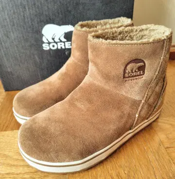 SOREL 그레이시 숏부츠 워터프루프 23.5 베이지