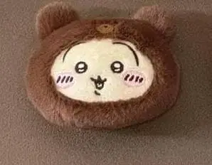 치이카와 미니소 후와후와 시리즈 곰돌이 얼굴 캔뱃지 토끼