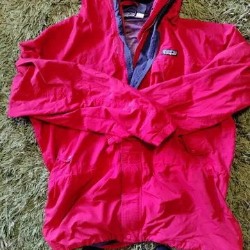 patagonia 스톰 자켓 L 빨간색