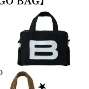 새상품 BEEDEN BIG B LOGO BAG BLACK