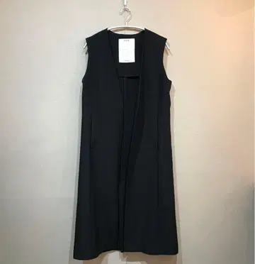 Elura 롱베스트 베스트 사이즈 M 블랙