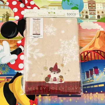 디즈니 크리스마스 2025 리루린린 페이스 타월