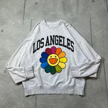 ALFO MFG CO. 빅 실루엣 크루넥 맨투맨 스마일리