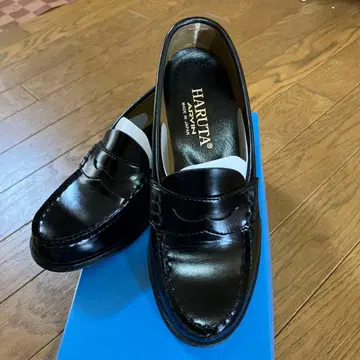 HARUTA 블랙 가죽 로퍼 23