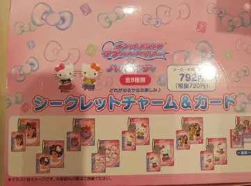 헬로키티 오샤레 마녀 러브 and 베리 시크릿 참 & 카드 BOX
