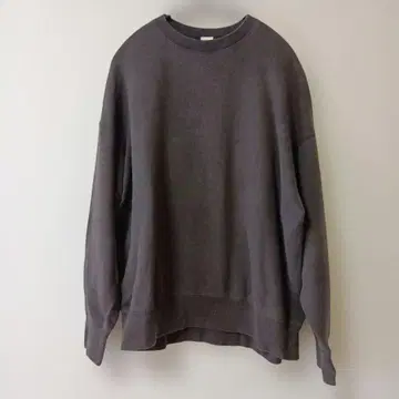 카구레 코튼 리오셀 맨투맨 풀오버 (차콜)