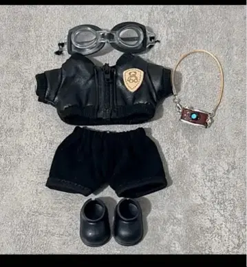 LABUBU 옷 갈아입기 17cm 6세트 라브브 의류 블랙