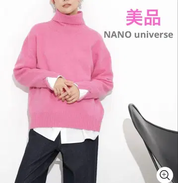 [ NANO universe ] 울 캐시미어 터틀넥 니트