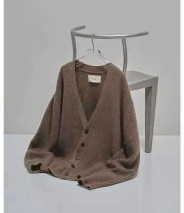 todayful 리브 니트 가디건