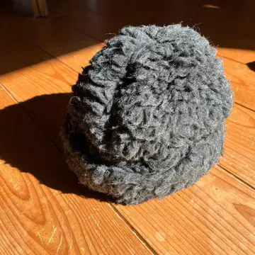 DECHO BEANS BOY 다크 그레이 니트 모자