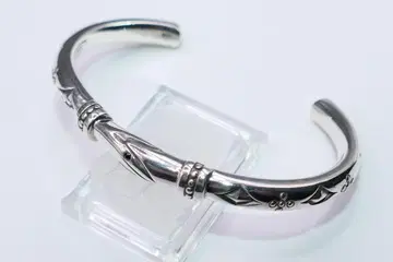 미사용 아쿠아 포티스 실버 뱅글 팔찌 액세서리