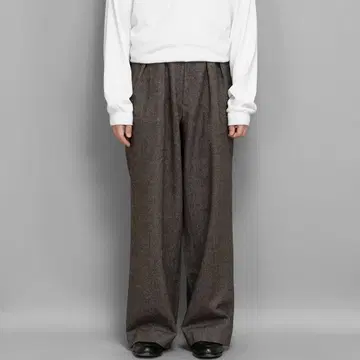 m'sbraque 24aw tucked baggy pants