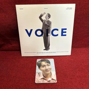 SHINee ONEW VOICE 미니 앨범 포토 카드 포함